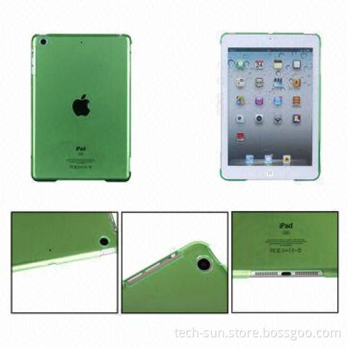 Transparent Plastic Case for Mini iPad, Various Texture with S-shaped Pattern